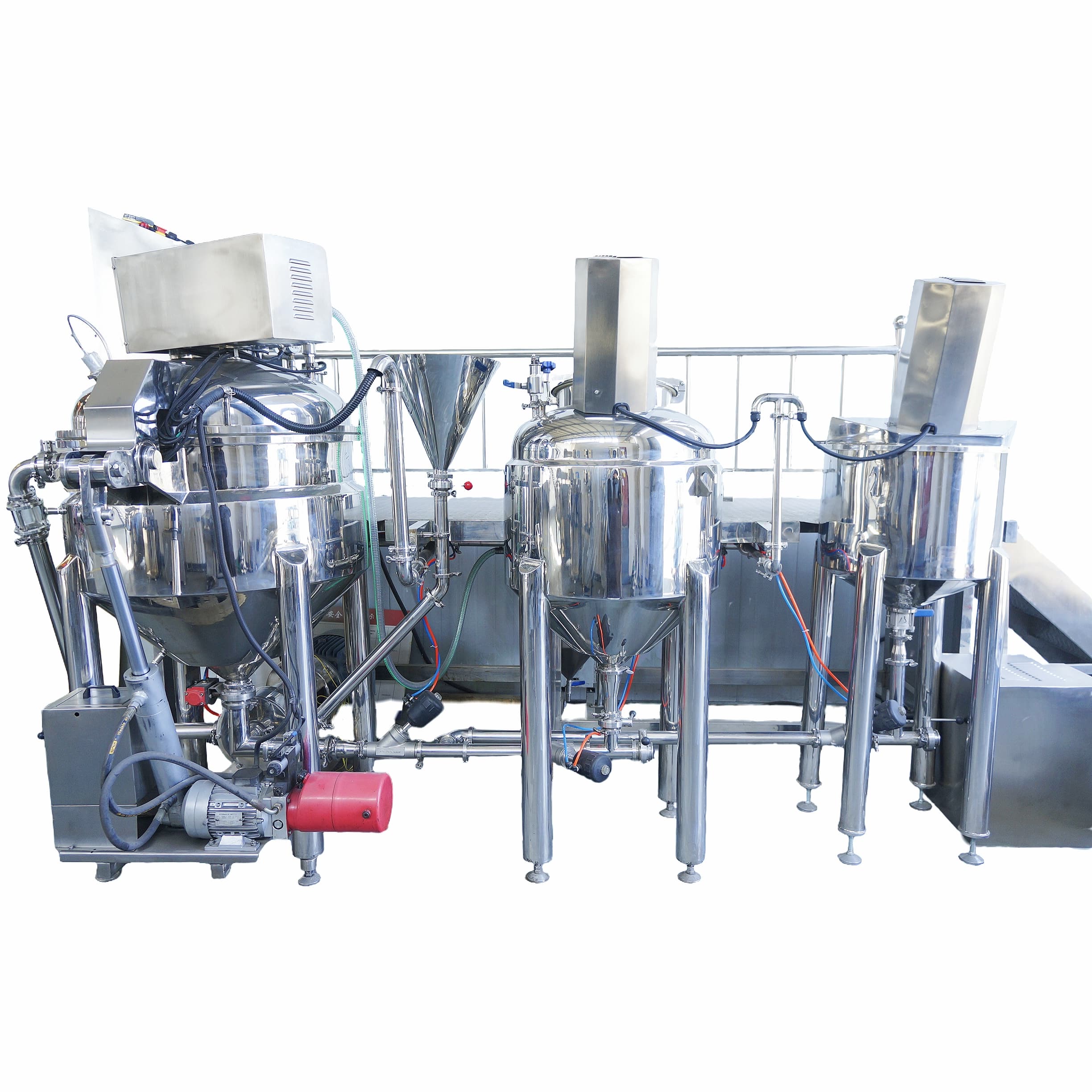 Planta emulsificante al vacío 300L - especializada en la producción de mayonesa