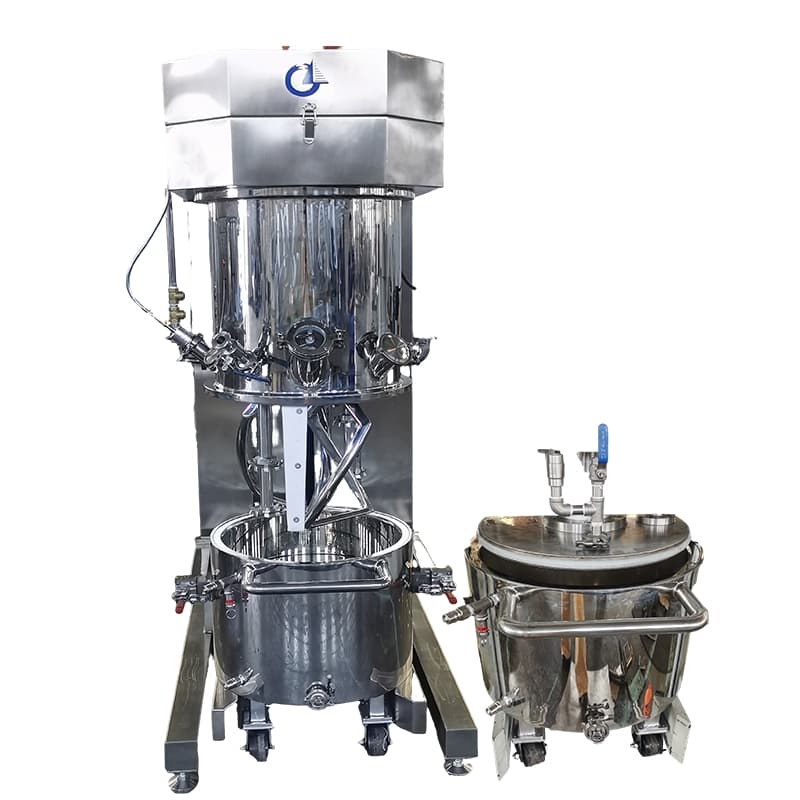 Compilador planetario doble 50L con alimentador de prensa