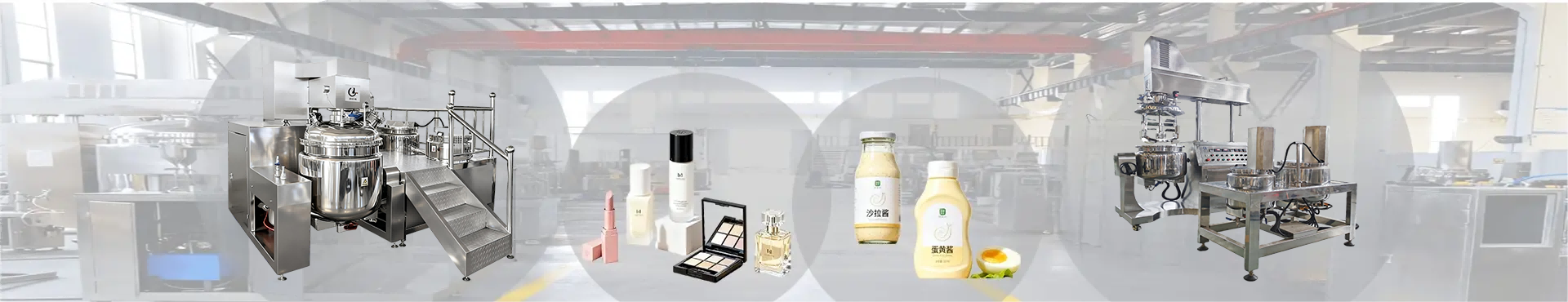 Unidad emulsificante homogeneial vacío
