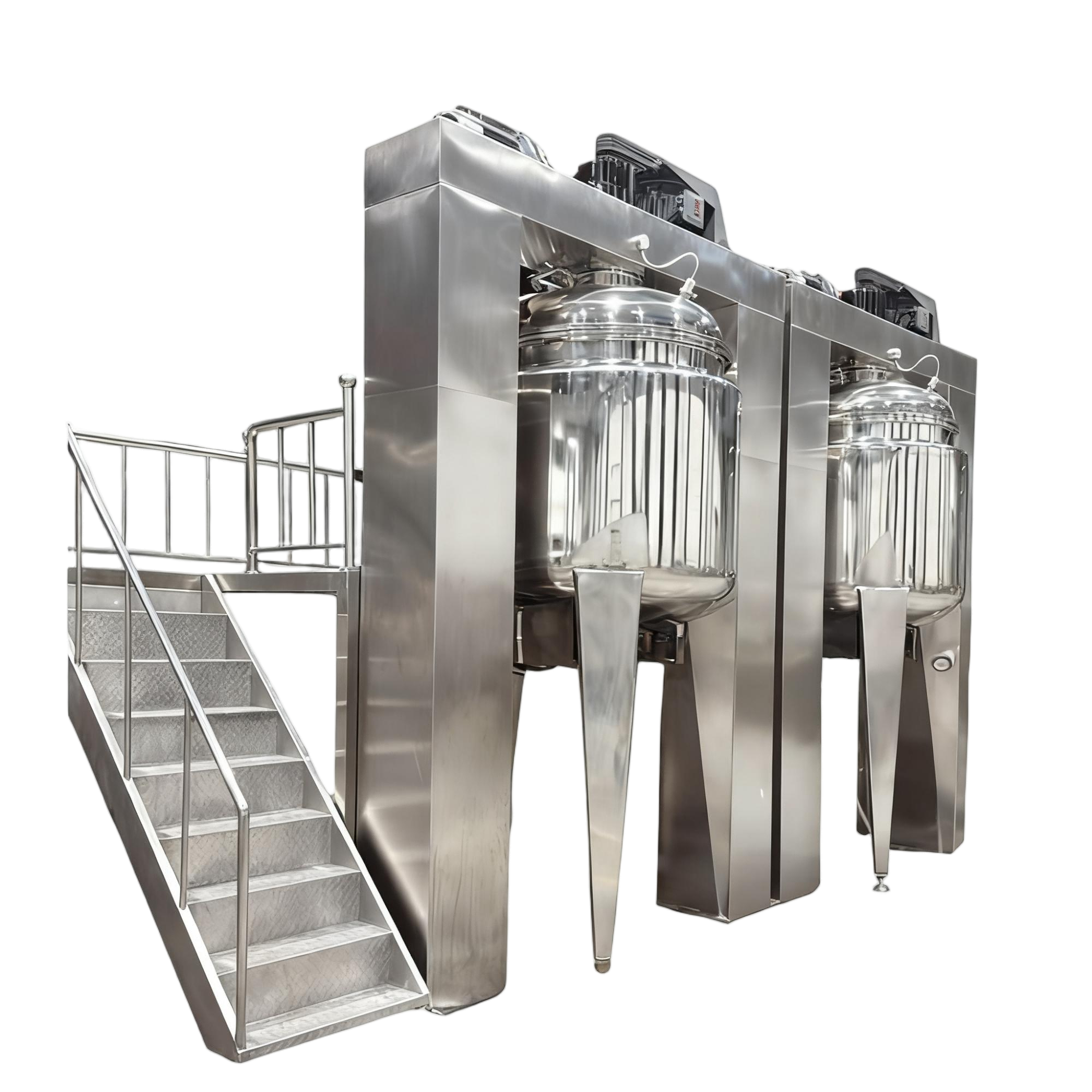 Unidad de emulsificación al vacío Vertical de 1000L